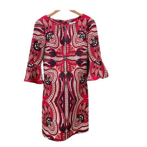 New York & Company size small paisley red dress